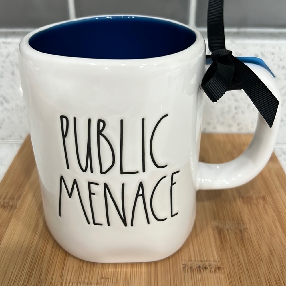 *SUMMER SALE* New Rae Dunn Disney Pixar Carl Fredrickson PUBLIC MENACE Mug 204 - Picture 2 of 7